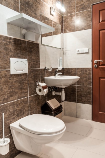 Koupelna a wc pokoj č.3 -  Penzion U Zmátlů, Vysočina, Pelhřimov