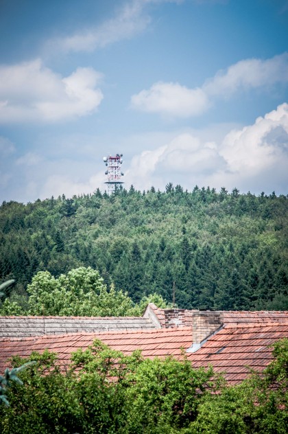 Výhled na rozhlednu Pípalku - Penzion U Zmátlů, Vysočina, Pelhřimov